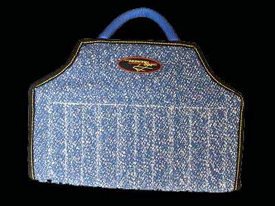 Dog bite developer cuff made of French Linen with handle