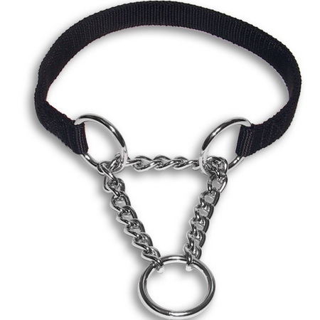 Nylon Martingale Dog Collar Made of 2 ply Nylon for Ddurability.