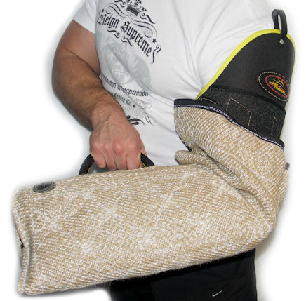 Puppy sleeve made of jute with shoulder-Training Puppy Sleeve