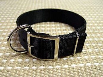 Wide Nylon Dog Collar for Bulldog-1.5 inch wide