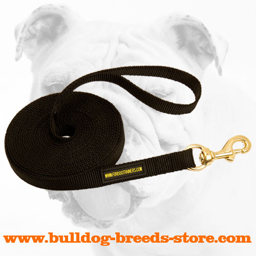 Practical Tracking Nylon Bulldog Leash