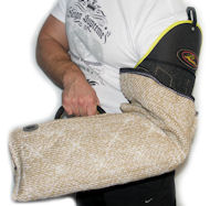 Puppy sleeve made of jute with shoulder-Training Puppy Sleeve