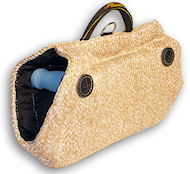 Young and Puppy Dog Bite Builder made of Jute - pbb3